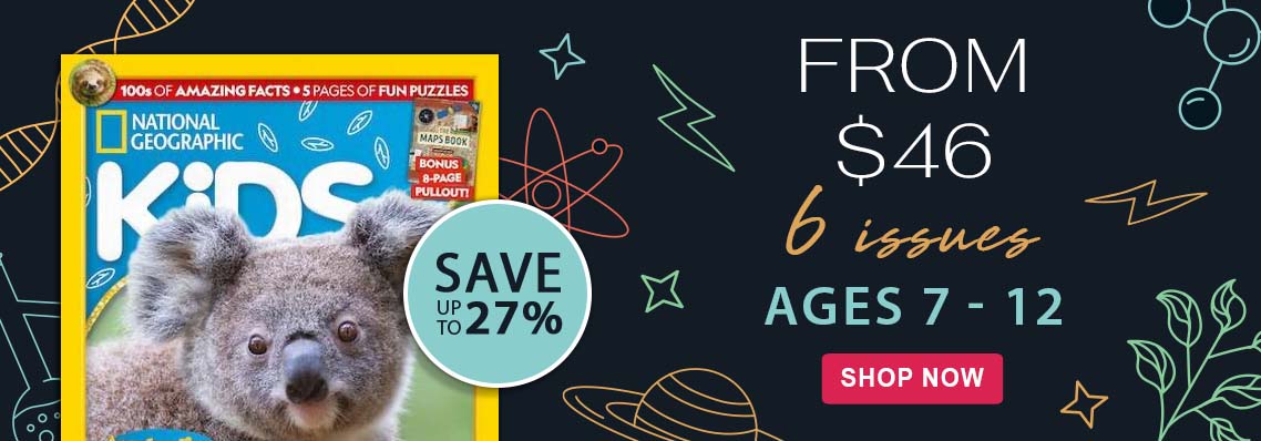 National Geographic Kids, save up to 27%