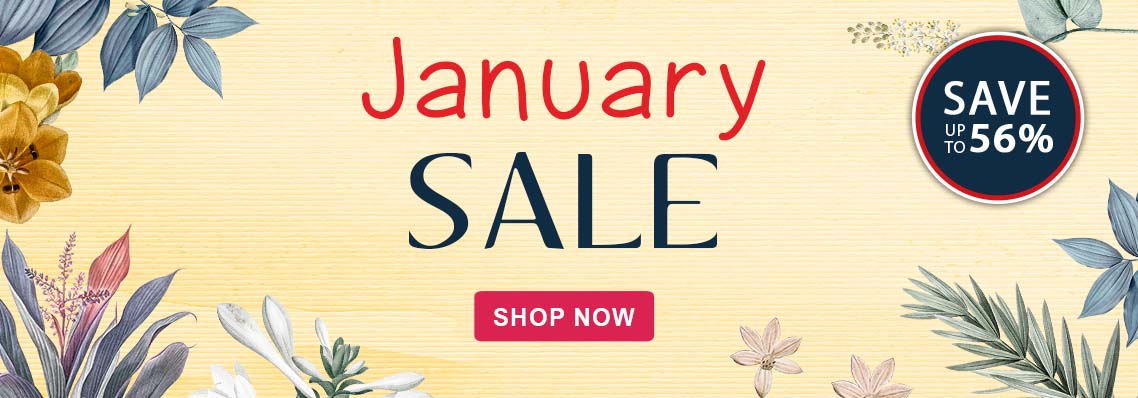 January Sale, Save up to 56%