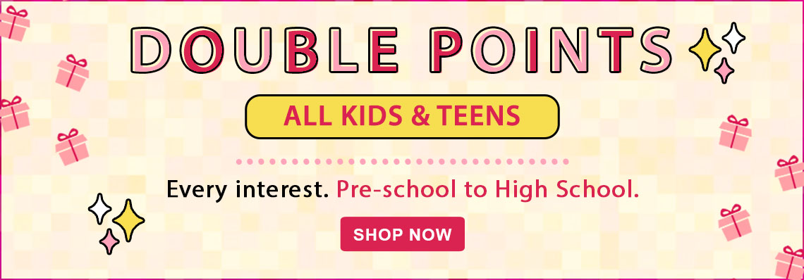 DOUBLE POINTS FOR AGES 3 TO 18