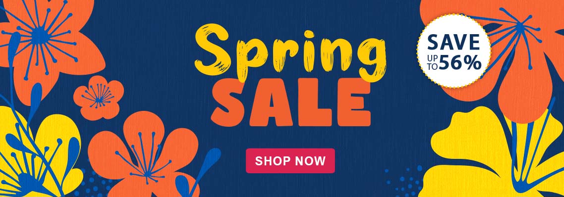 Spring Sale, Save up to 56% 